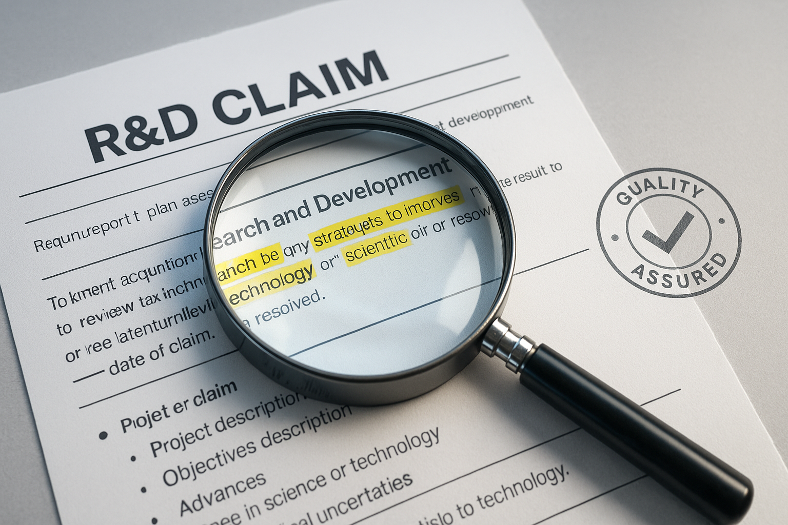 Illustrative image for HMRC R&D Enquiry Support